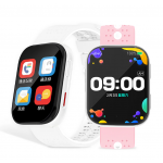 Skidy GS30S-PW 智能精準定位多國伴旅可視成長兒童手錶 (粉色和白色錶帶)